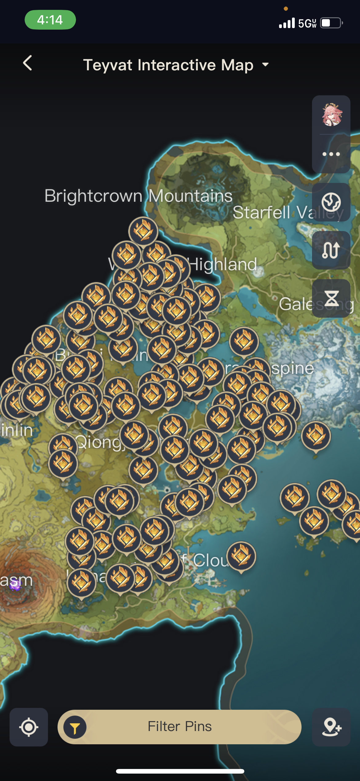 Geo map Genshin Impact | HoYoLAB