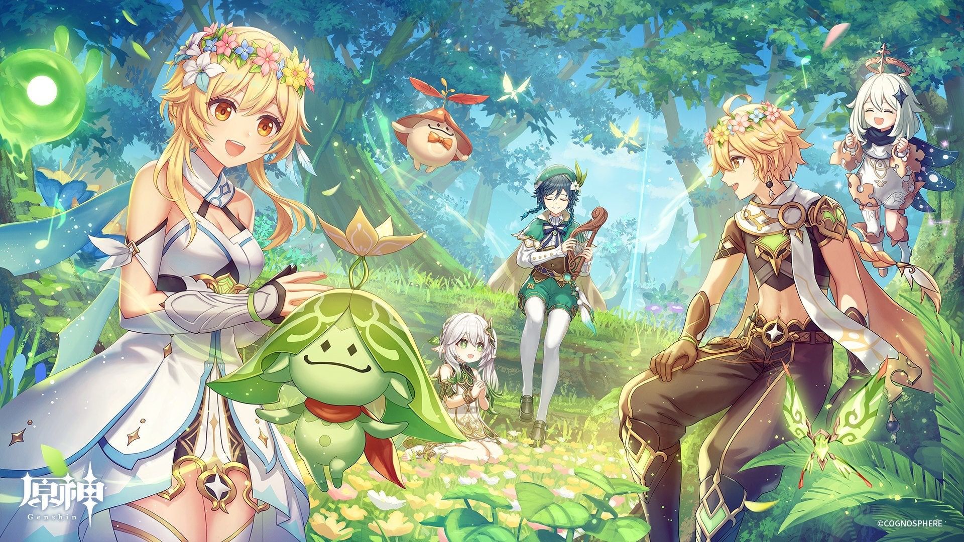 Official Genshin Illustration celebrating 2.7 million followers on