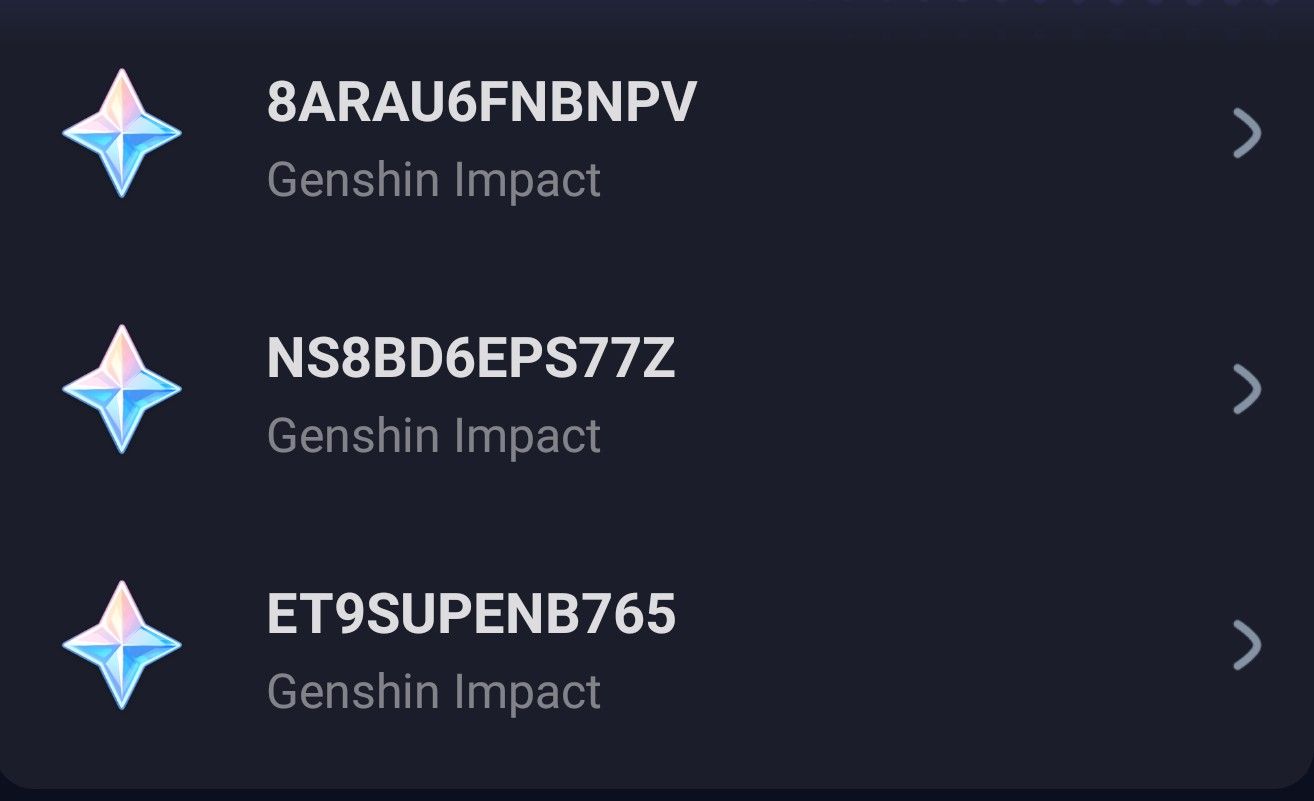 Genshin new redeem codes!!! Genshin Impact HoYoLAB