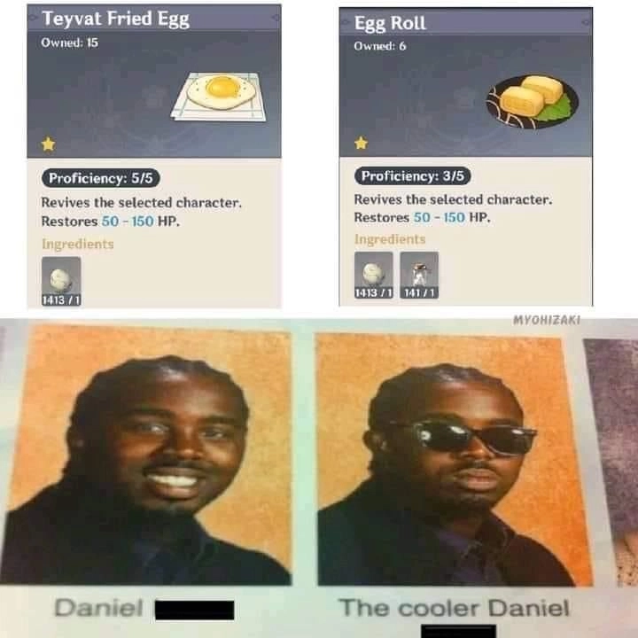 Fried Egg or Egg Roll Genshin Impact HoYoLAB