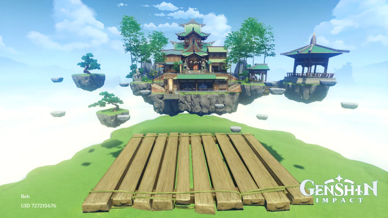 Serenitea pot design “floating liyue home area” Genshin Impact HoYoLAB