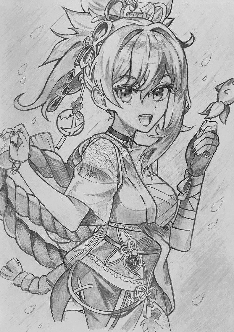Yoimiya Sketch Genshin Impact | HoYoLAB