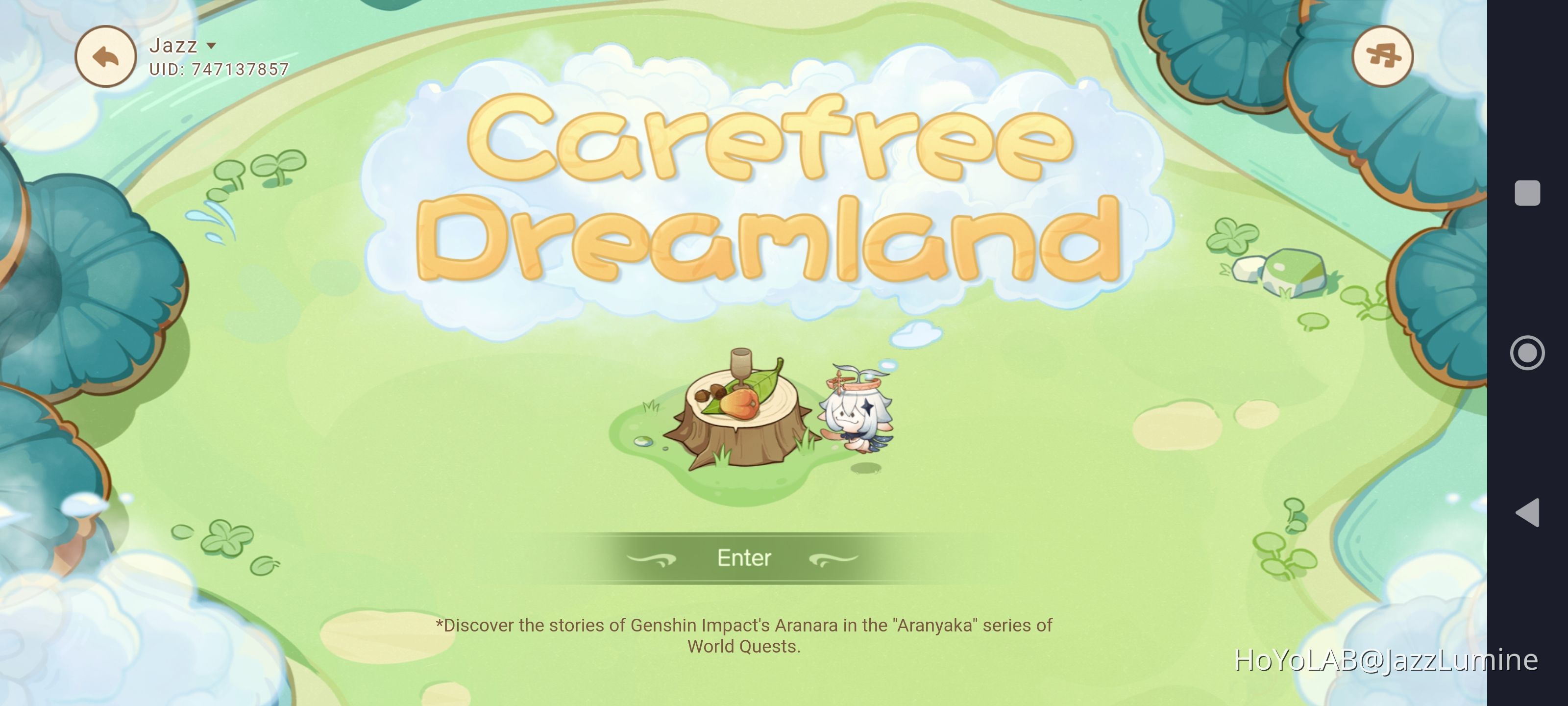 Carefree Dreamland Genshin Impact HoYoLAB