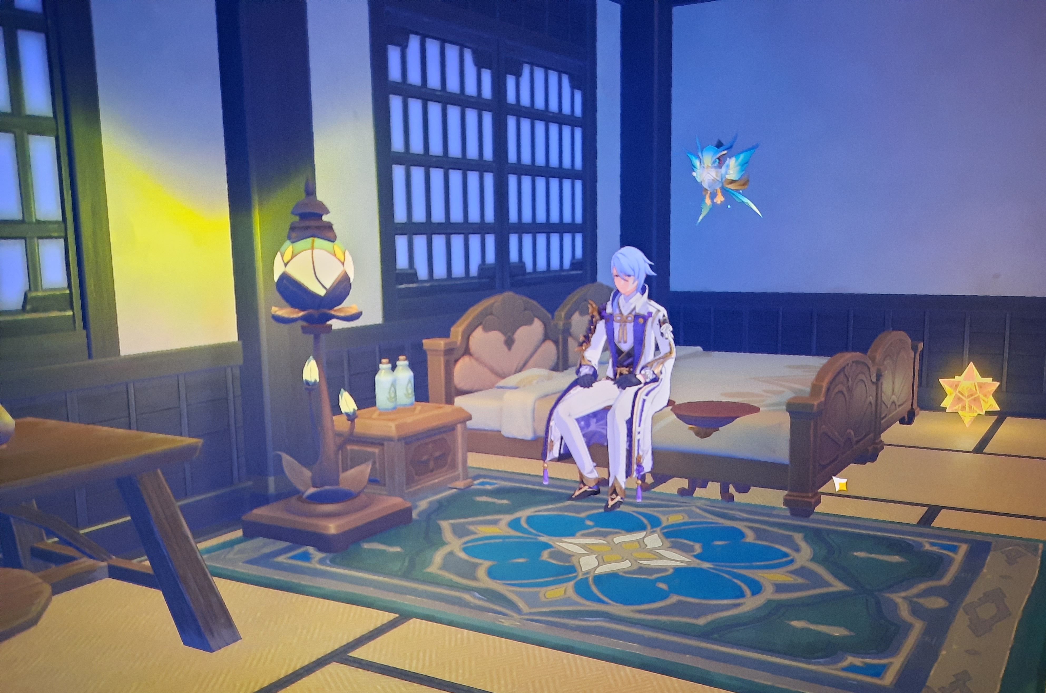 teapot garden and bedroom interior in process Genshin Impact HoYoLAB