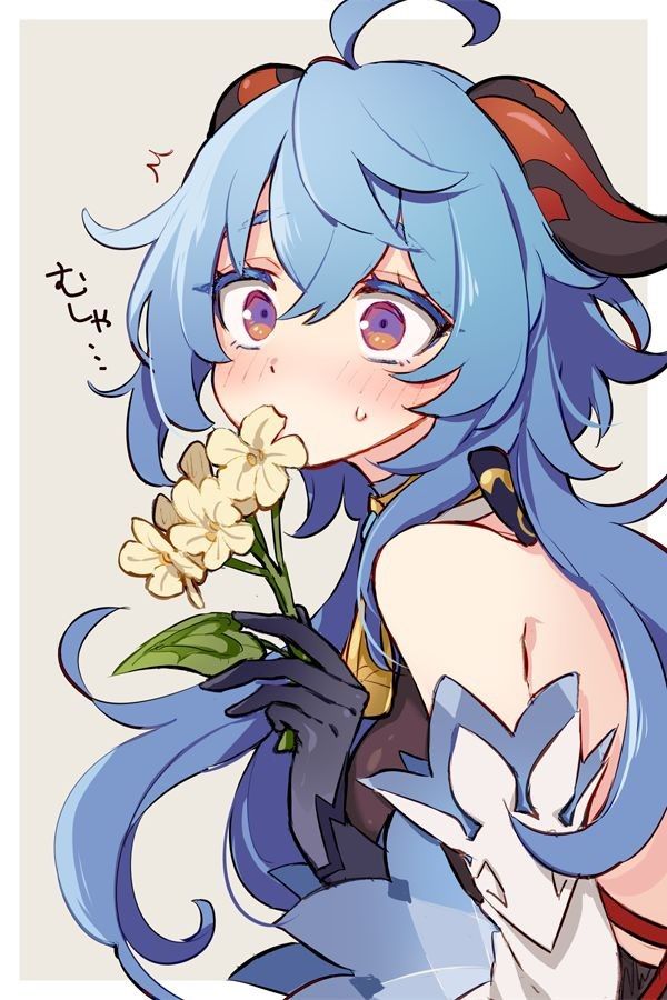 wanna eat flowers? Genshin Impact HoYoLAB