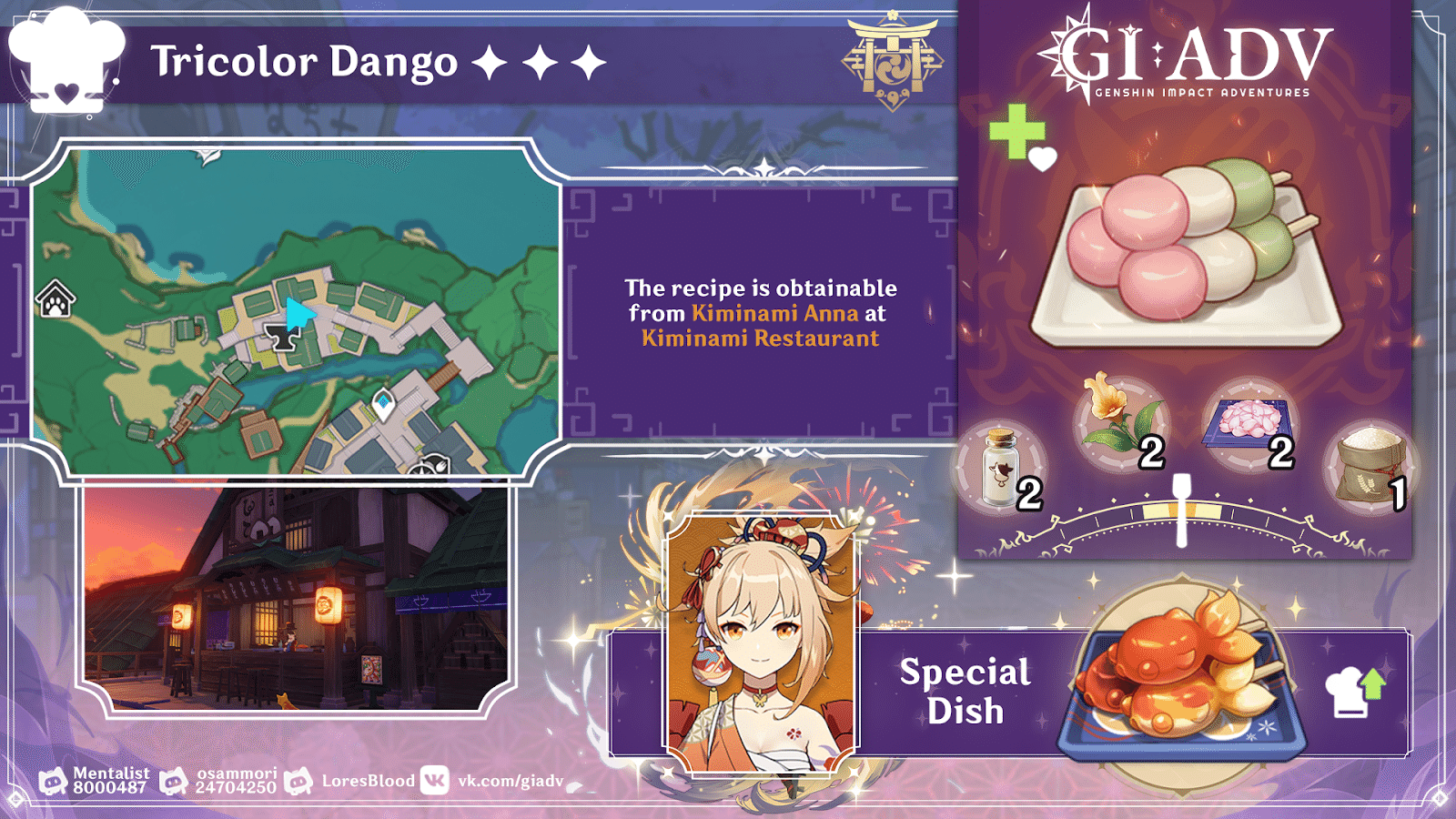 Inazuma Recipes [34 recipes] Genshin Impact HoYoLAB