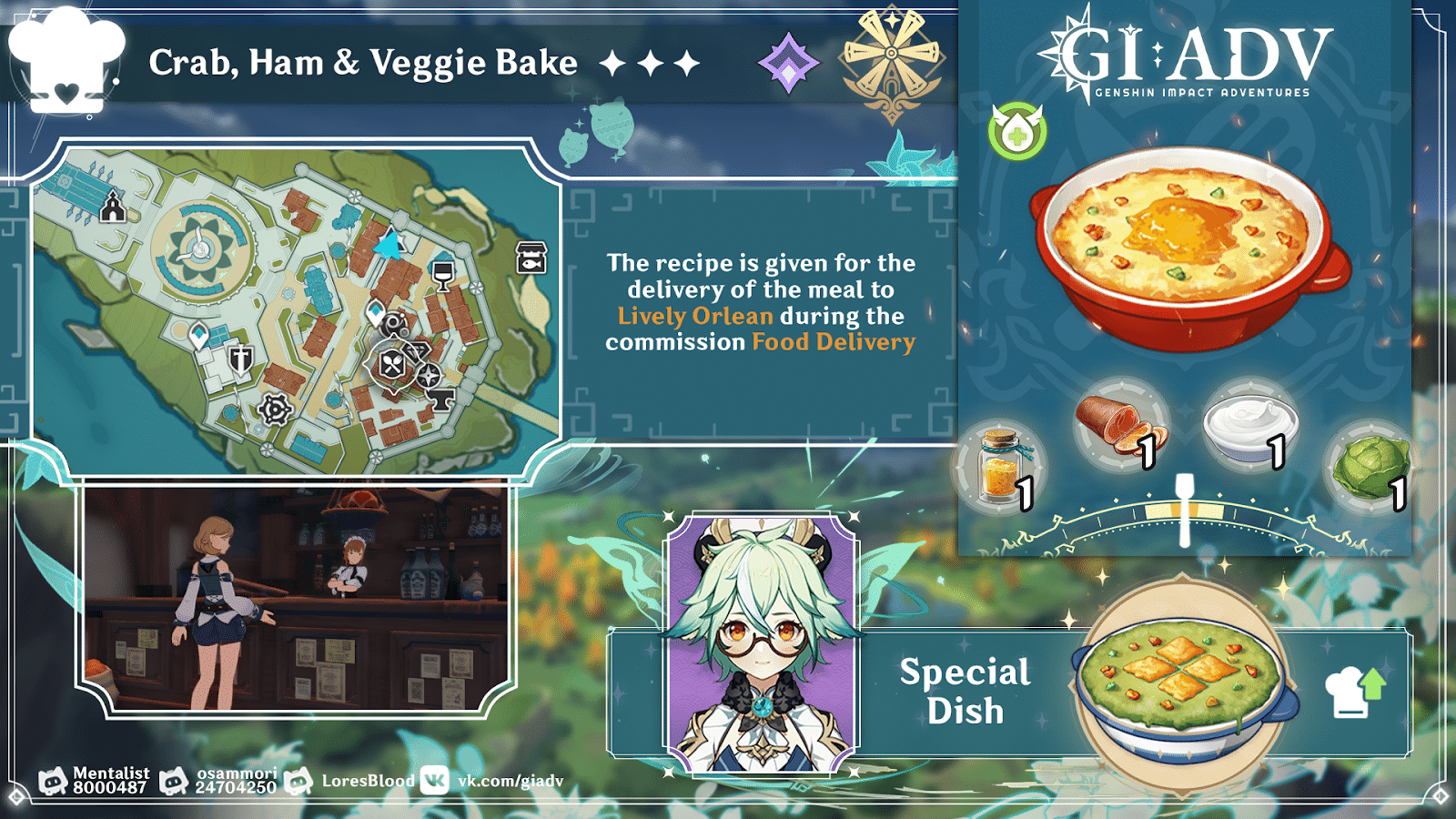 Mondstadt Dishes [21 recipes] Genshin Impact HoYoLAB