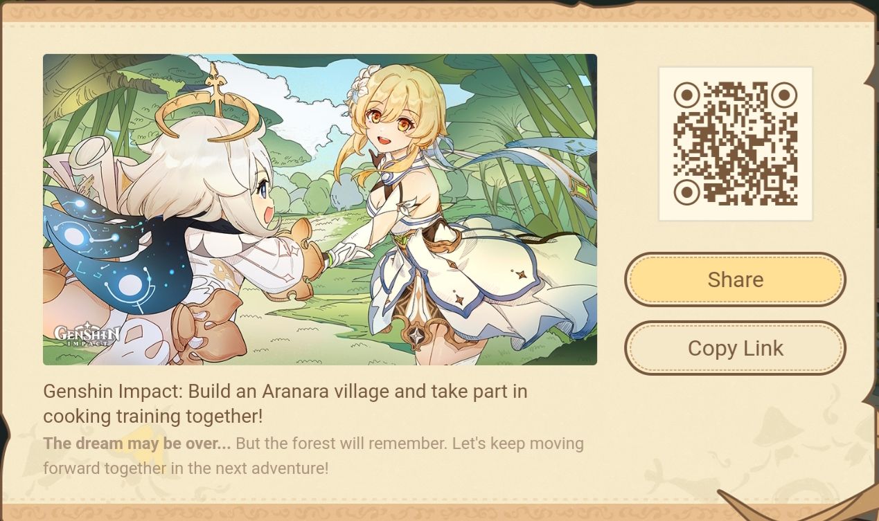 'Carefree Dreamland' Genshin Impact HoYoLAB