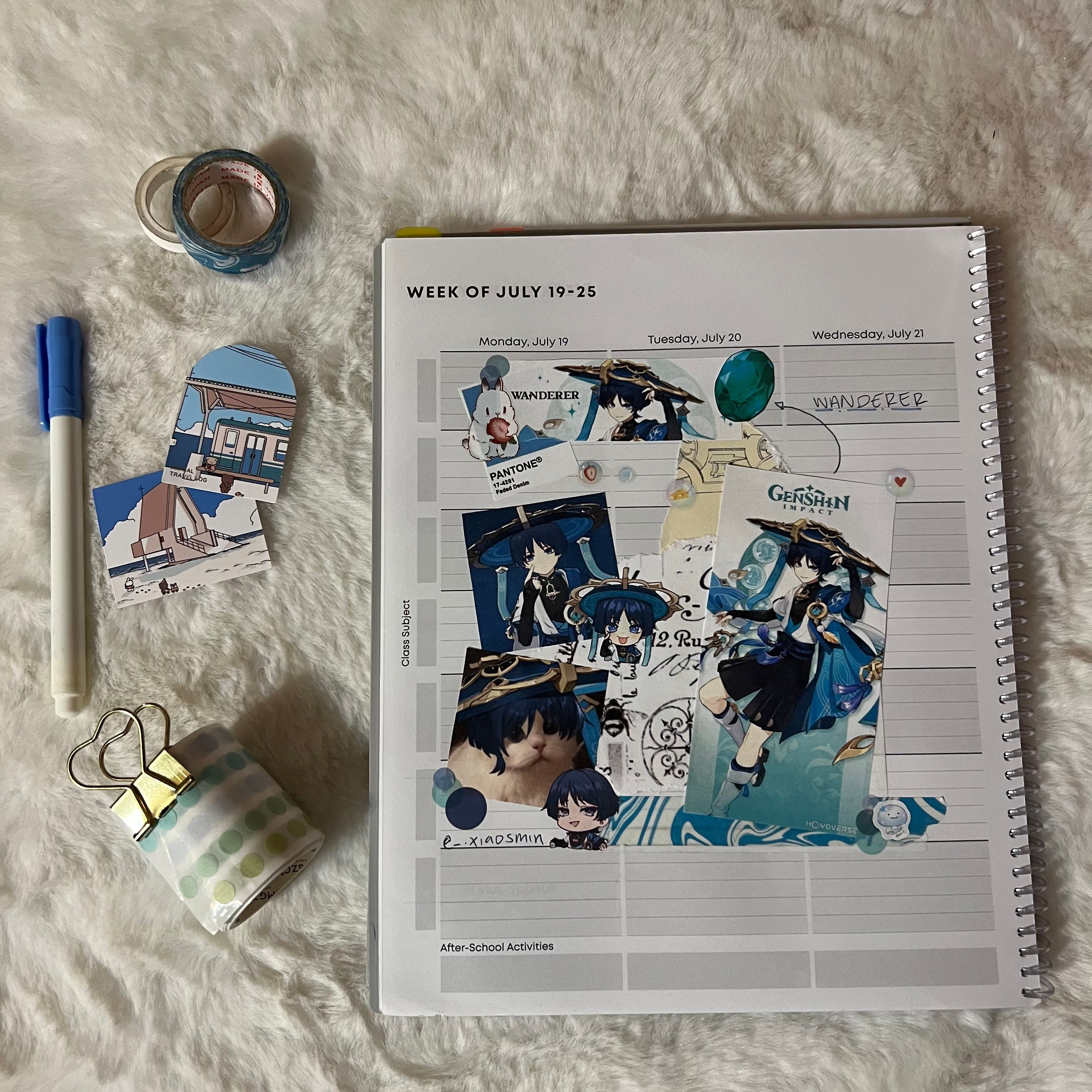 Wanderer Journaling Spread Genshin Impact HoYoLAB wanderer-journaling-spread-genshin-impact-hoyolab