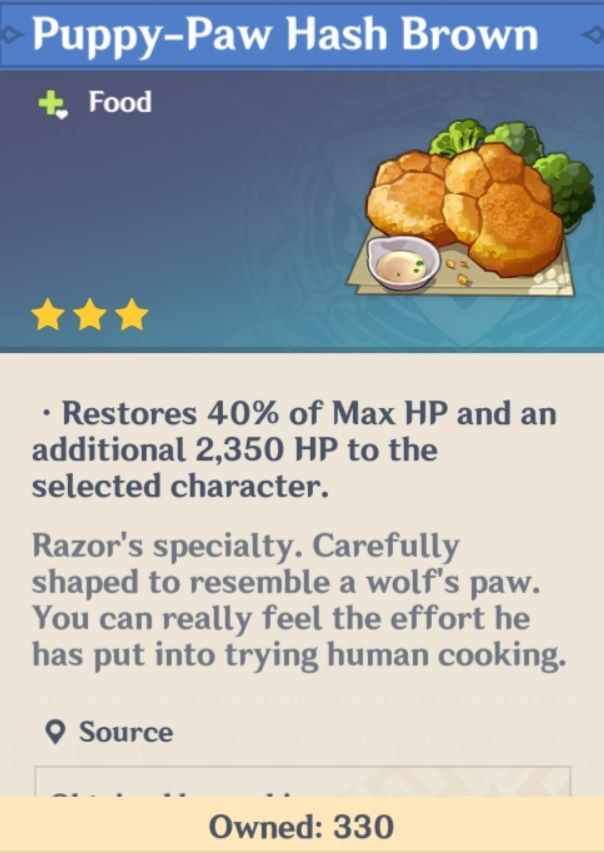 Razor' Specialty & Sauteed Matsutake Genshin Impact HoYoLAB