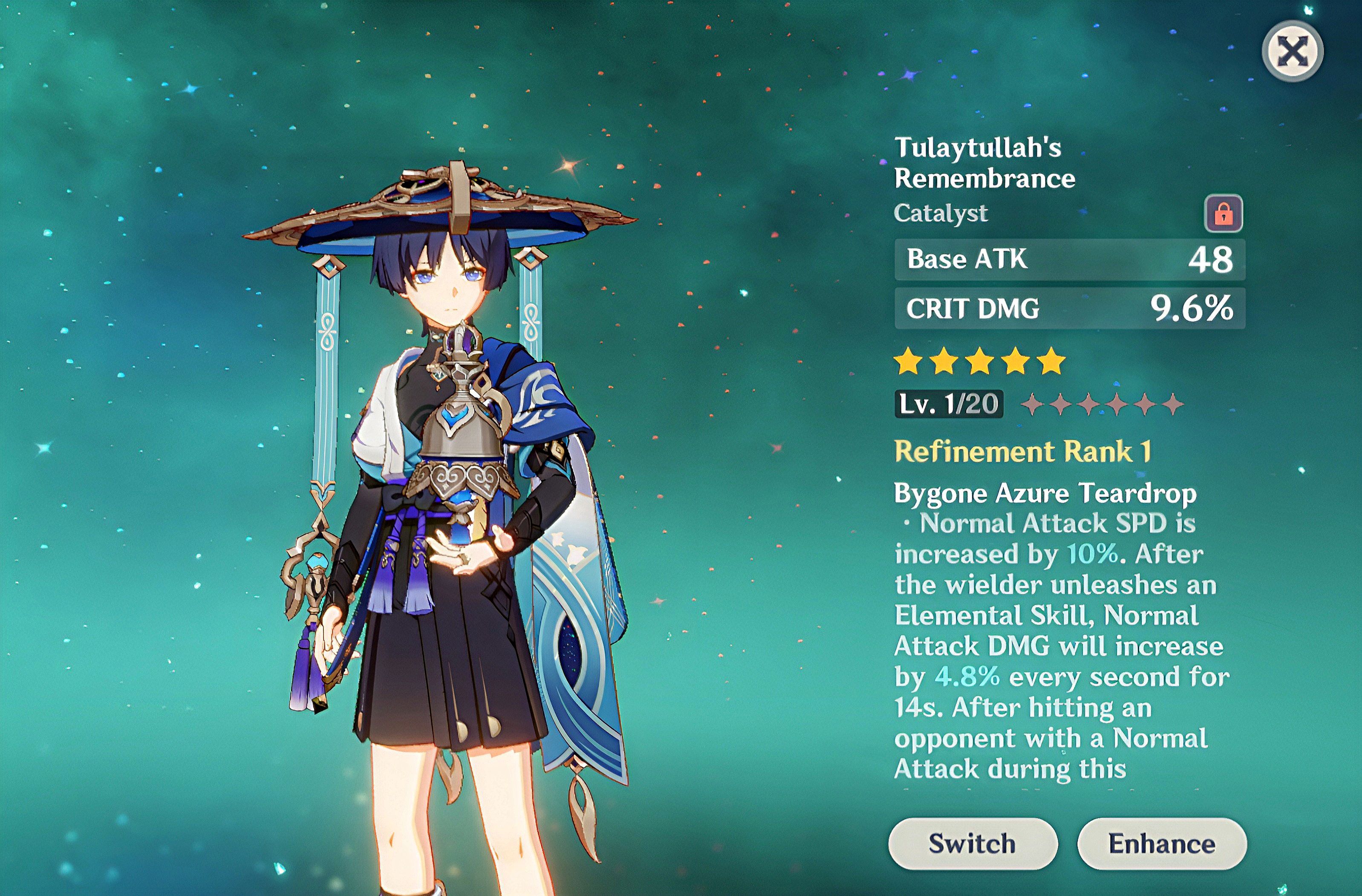 Got the "Tulaytullah’s Remembrance" Genshin Impact HoYoLAB