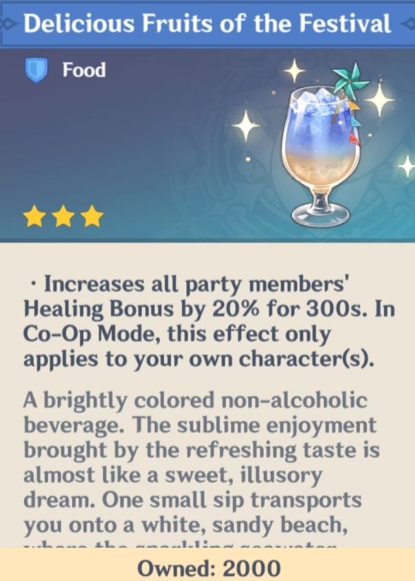 Fruits of the Festival Genshin Impact HoYoLAB