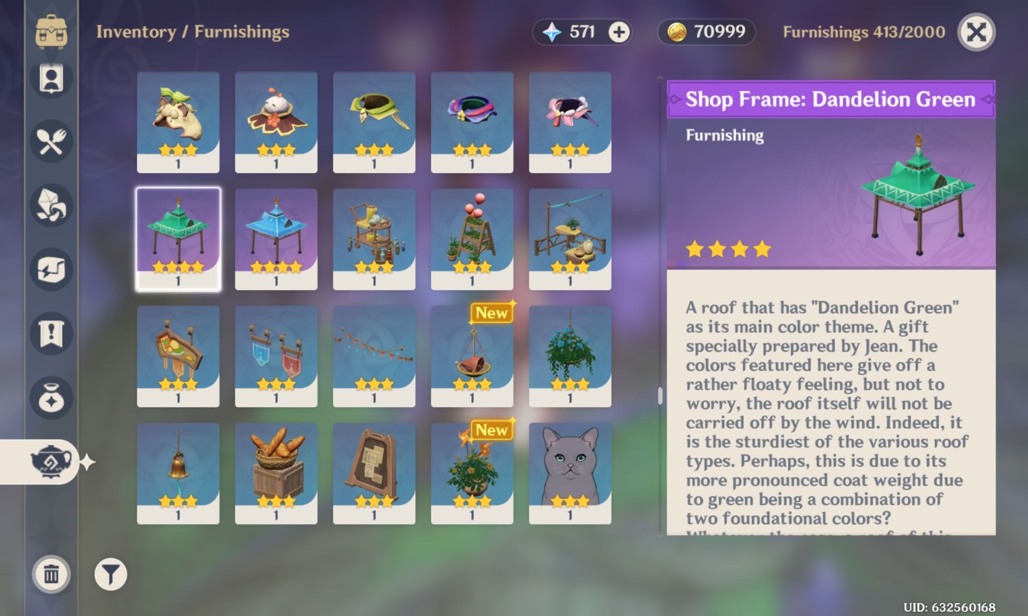 Can someone tell me how to use the furnishings gotten from the