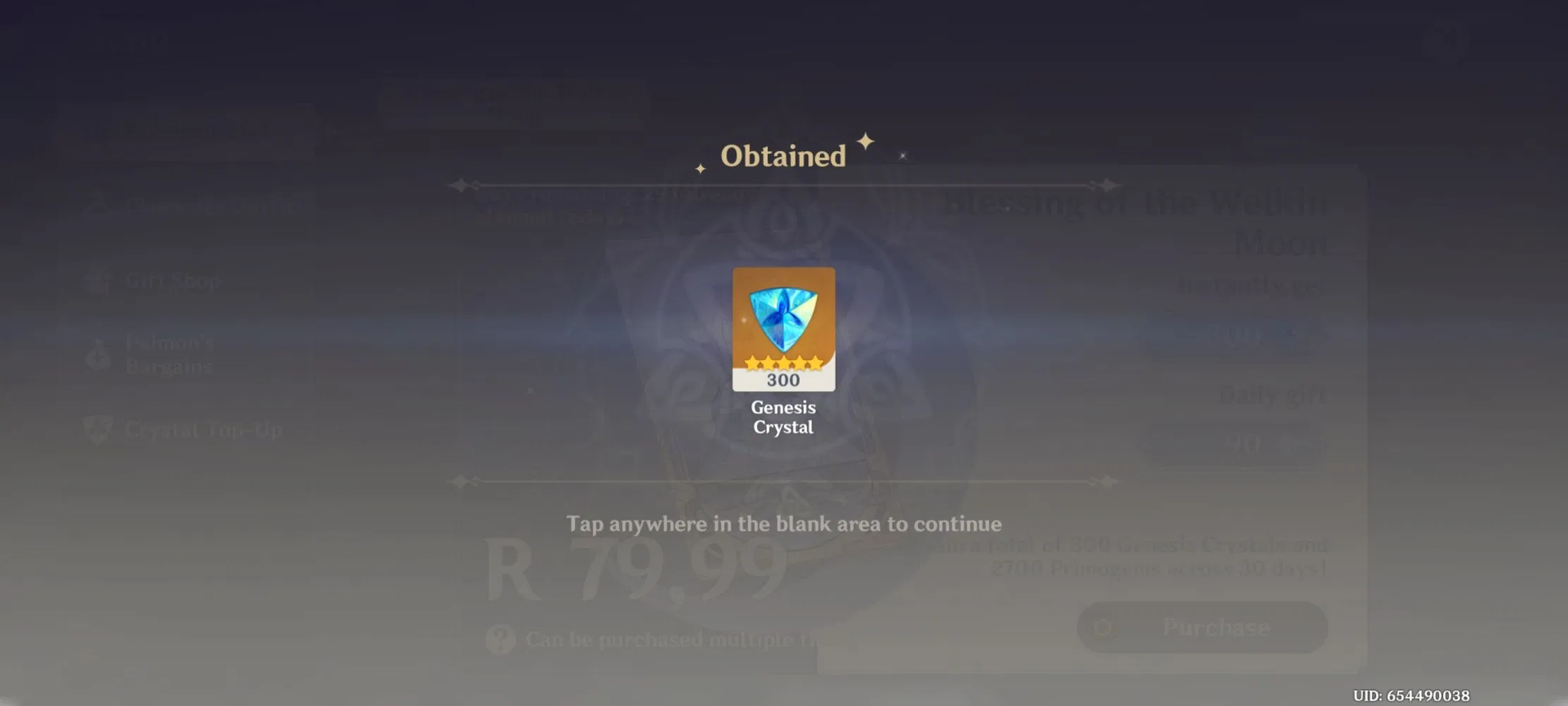 Got My First Blessing Of The Welkin Moon As A F2p 🤩 Using Google Play  Opinion Awards Genshin Impact | Hoyolab