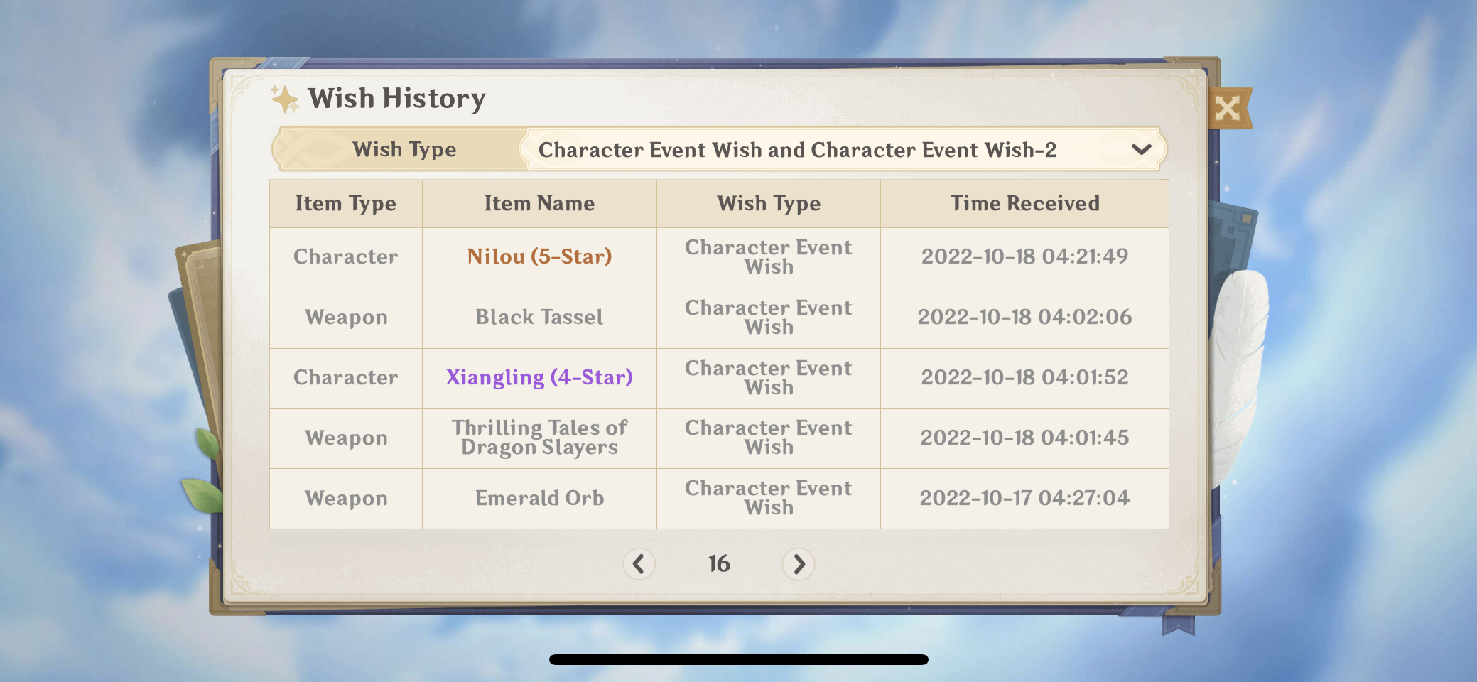What’s my chances on getting a five star? Genshin Impact | HoYoLAB