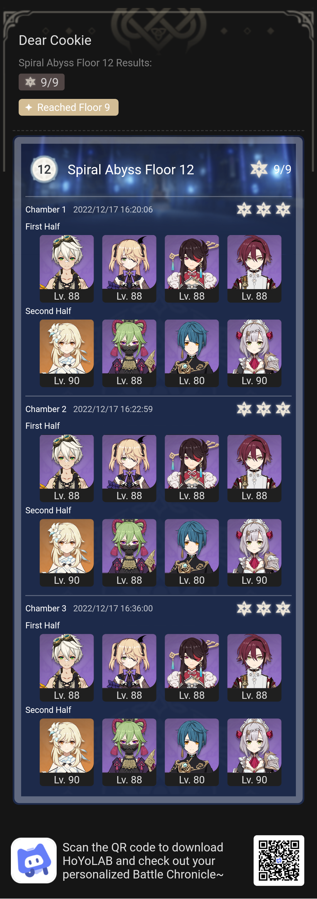 Abyss (3.3) [F2P team comp) Genshin Impact | HoYoLAB