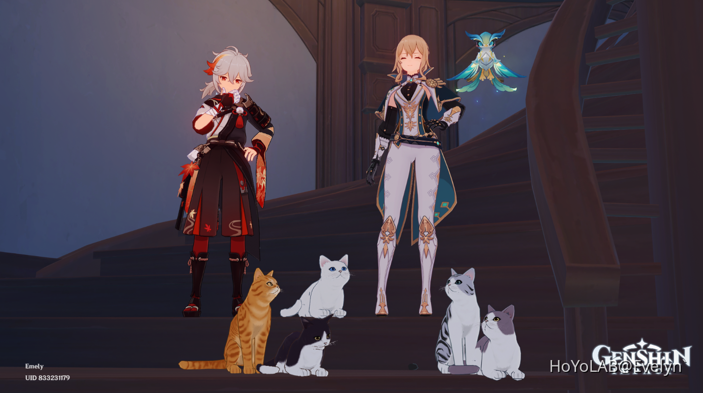 the cat family (with my bestie) Genshin Impact | HoYoLAB