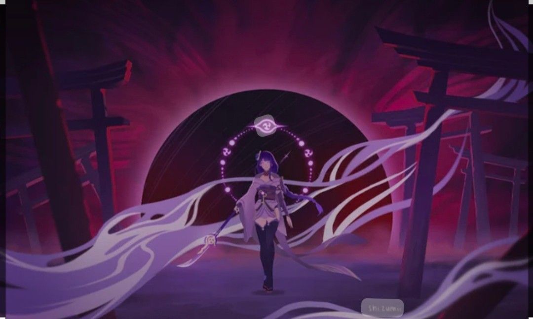 fan art raiden shogun Genshin Impact | HoYoLAB