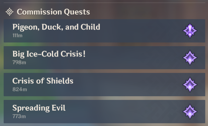 根據箭頭指示前往任務地點,對四個任務重複操作完成