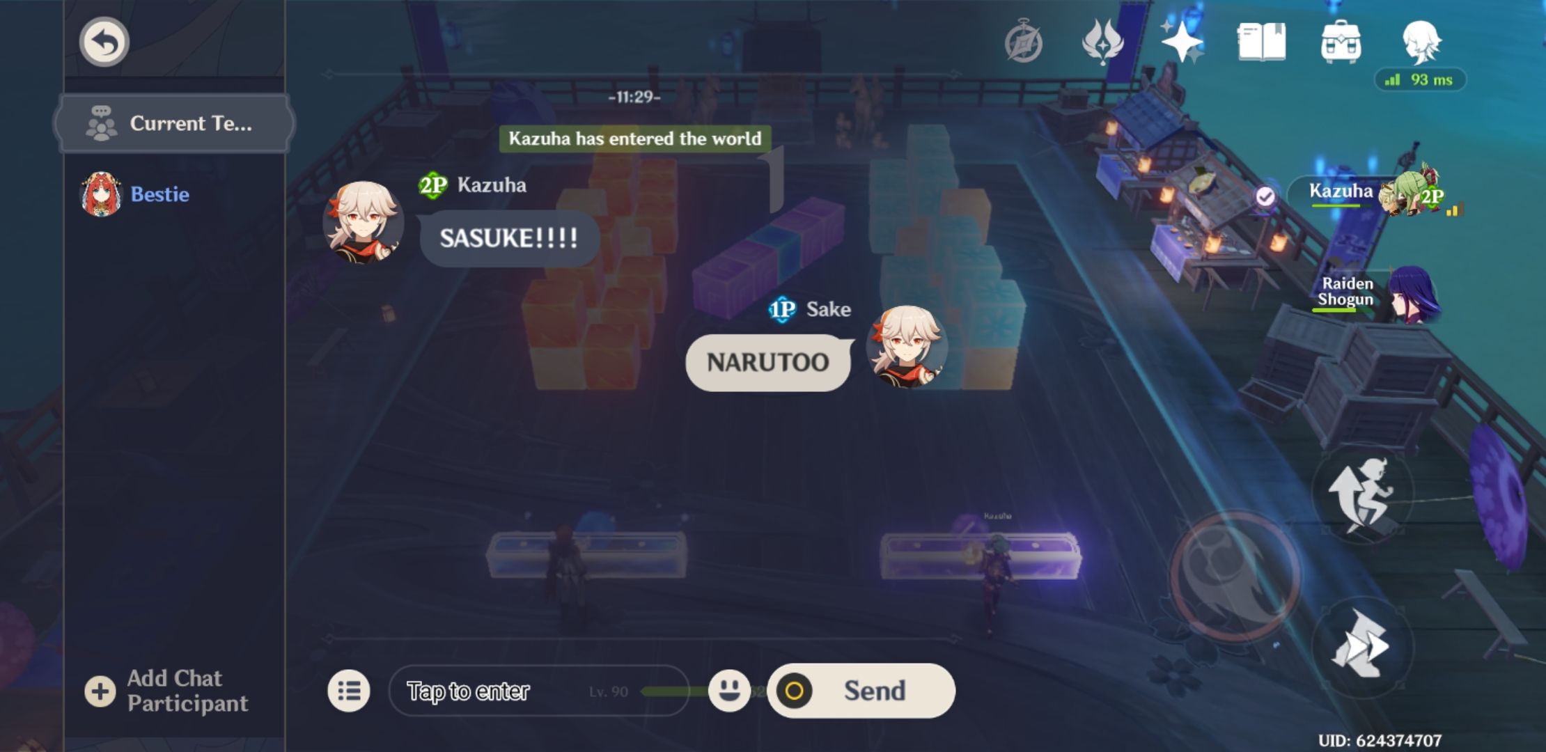 Lmao, legit the only time someone talked in this event. Genshin Impact HoYoLAB