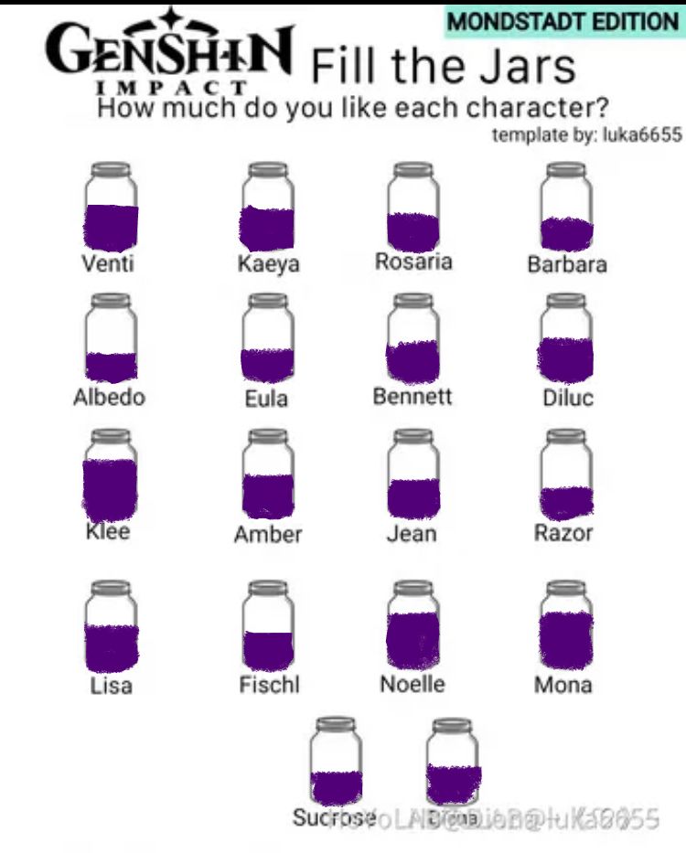 Filled the jars 🙃 Genshin Impact HoYoLAB
