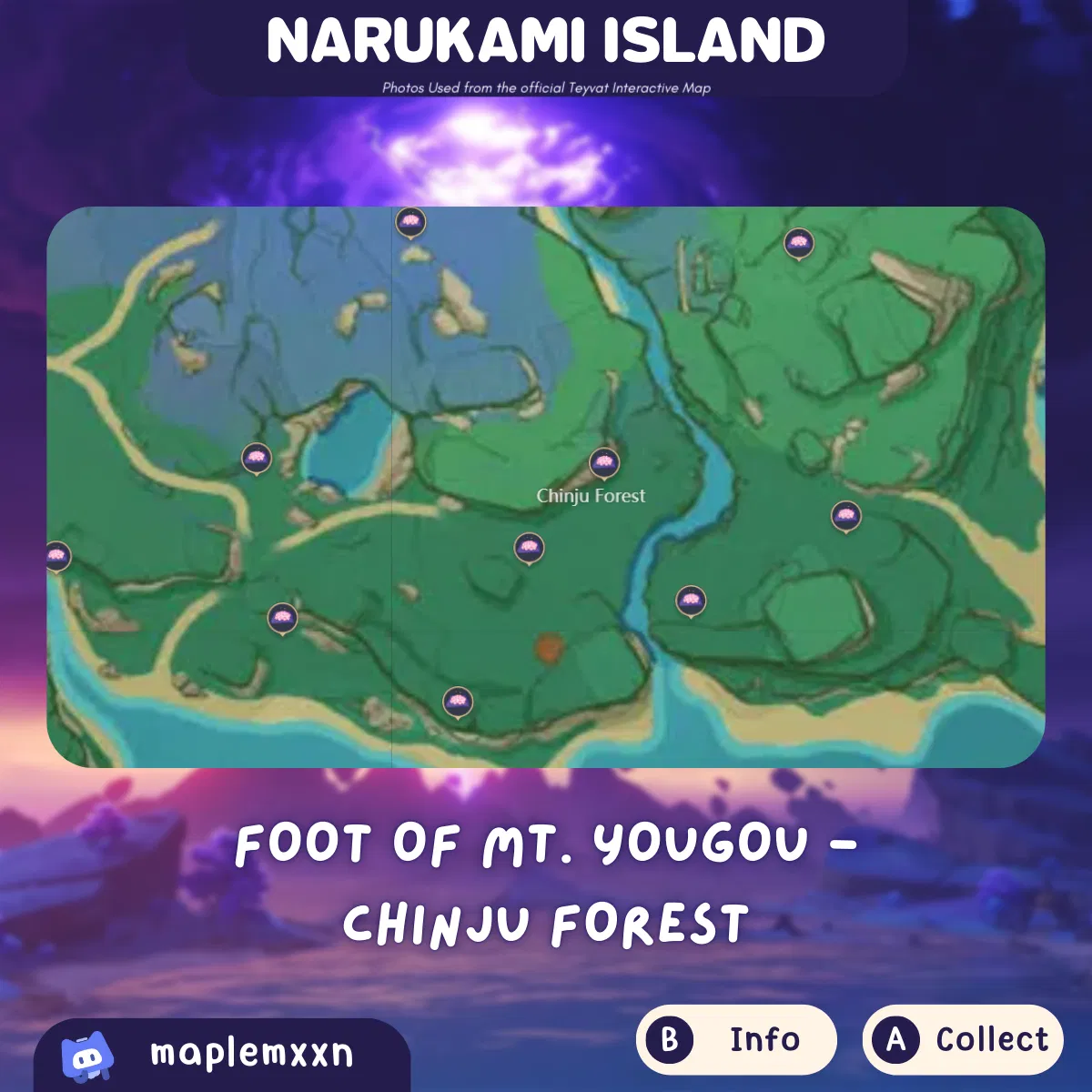 Ver 3.3 A NotSo Helpful Guide Sakura Bloom Locations Genshin Impact