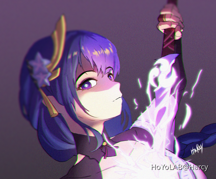 Raiden shougon fan art, made by Me :^D Genshin Impact | HoYoLAB