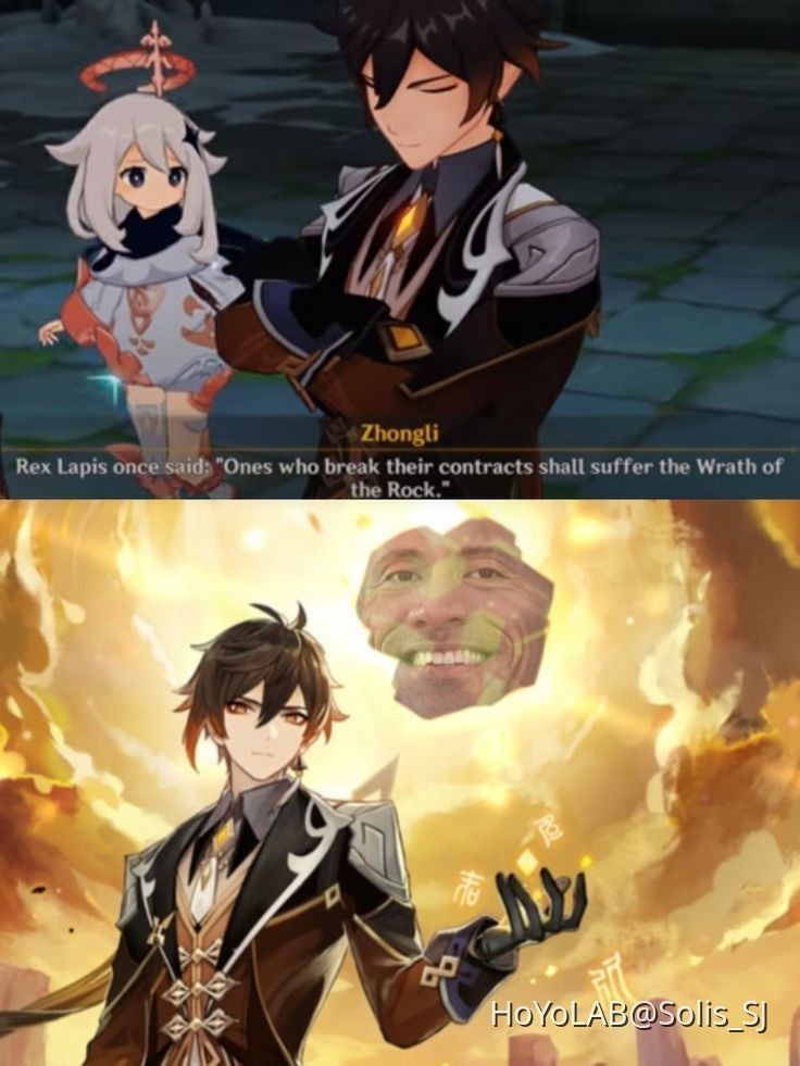 Zhongli the only real one Genshin Impact | HoYoLAB