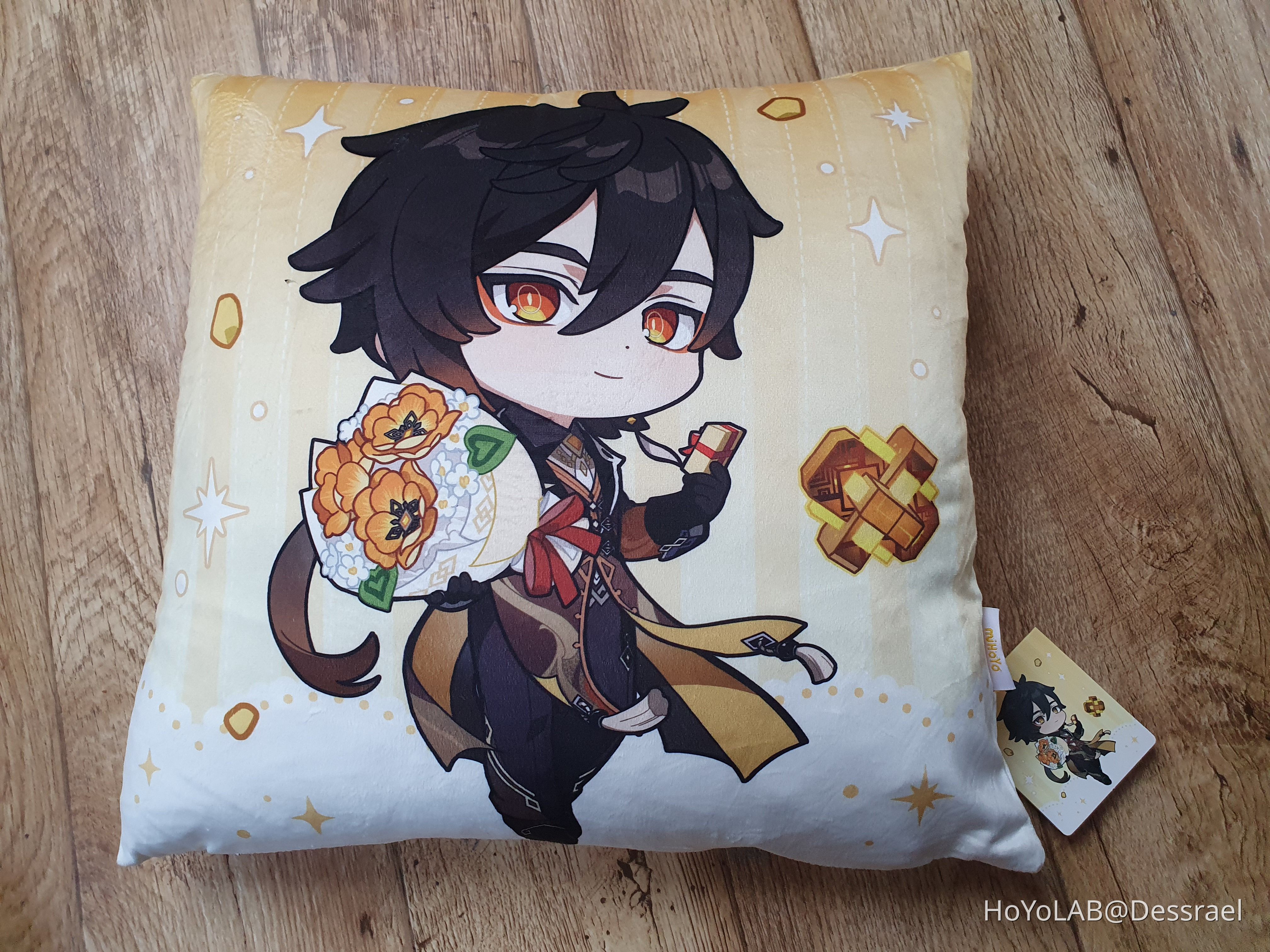 Zhongli pillow delivered today Genshin Impact HoYoLAB