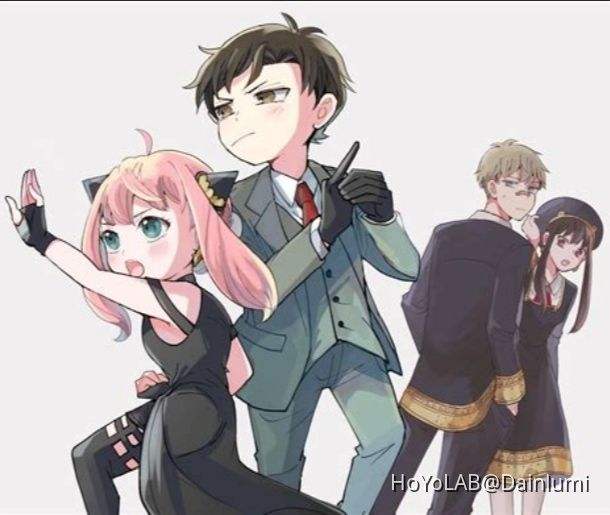 Anya x Damian fanarts HoYoLAB