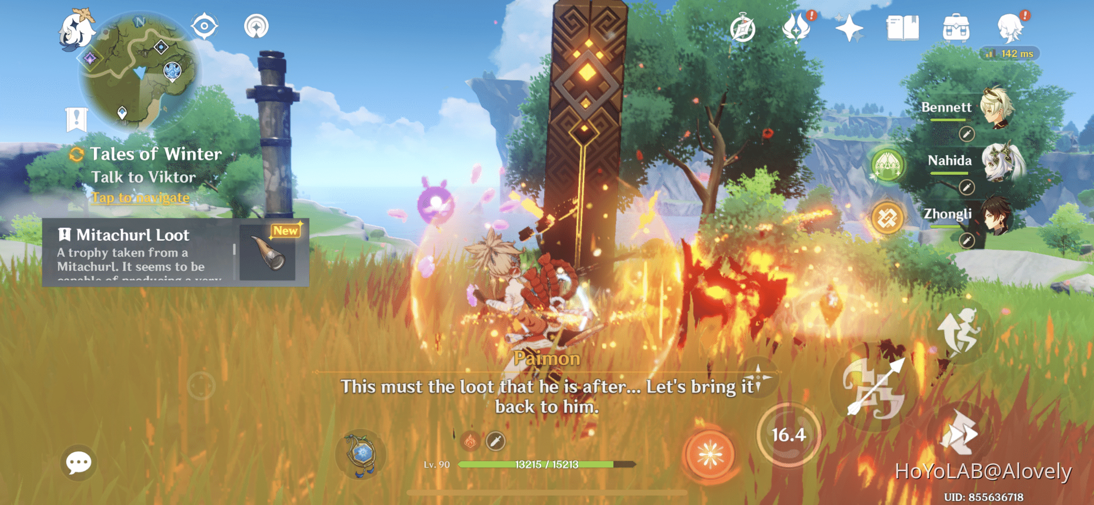 Daily commission TALES OF WINTER Genshin Impact HoYoLAB