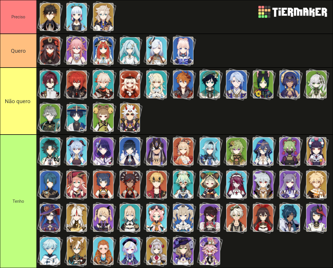 a vida de um f2p é difícil, ainda mais que não posso jogar sempre