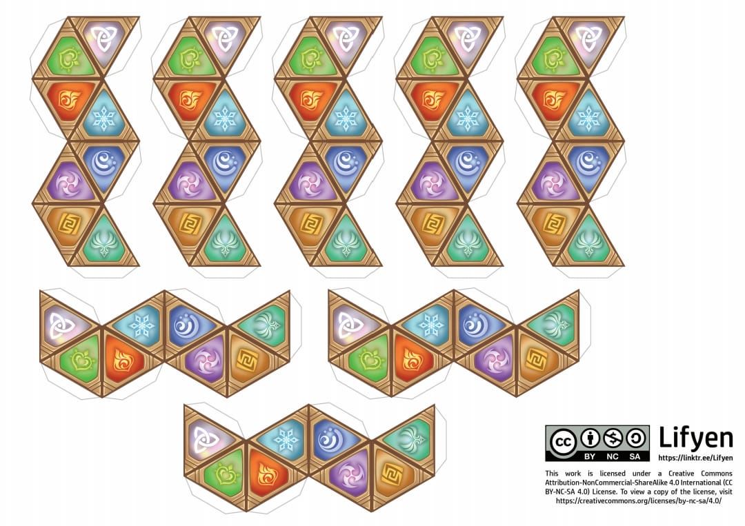 genshin tcg dice I found online Genshin Impact HoYoLAB