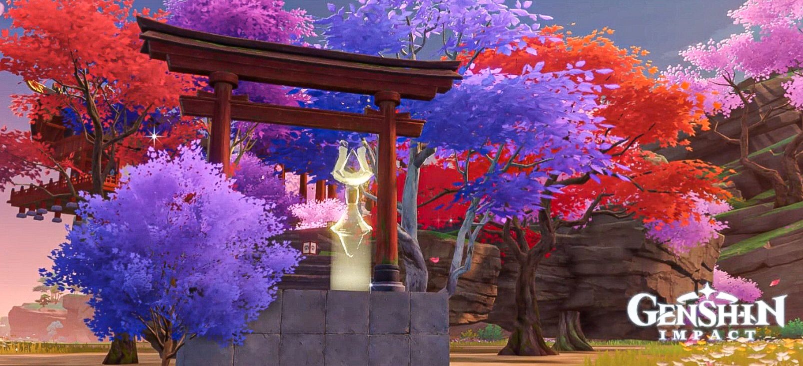 Sakura Shrine with Torii Gates {9312049767} Genshin Impact HoYoLAB