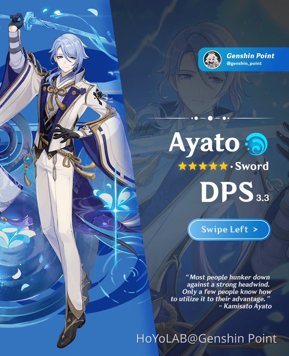 Ayato DPS Build Genshin Impact HoYoLAB
