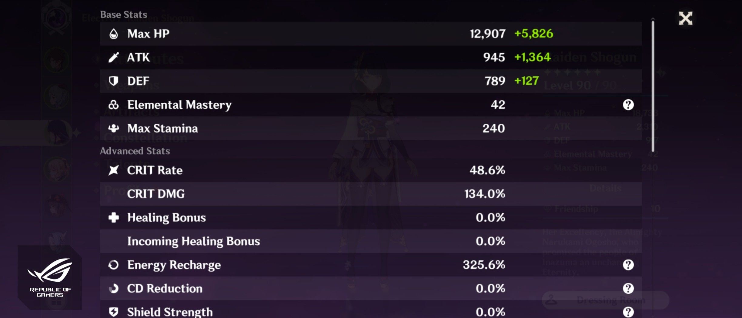 Mega battery Ei Genshin Impact HoYoLAB