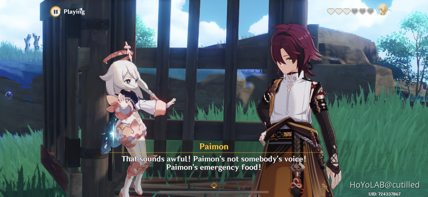 Jokes about Paimon emergency food bring me to Genshin Impact community ...