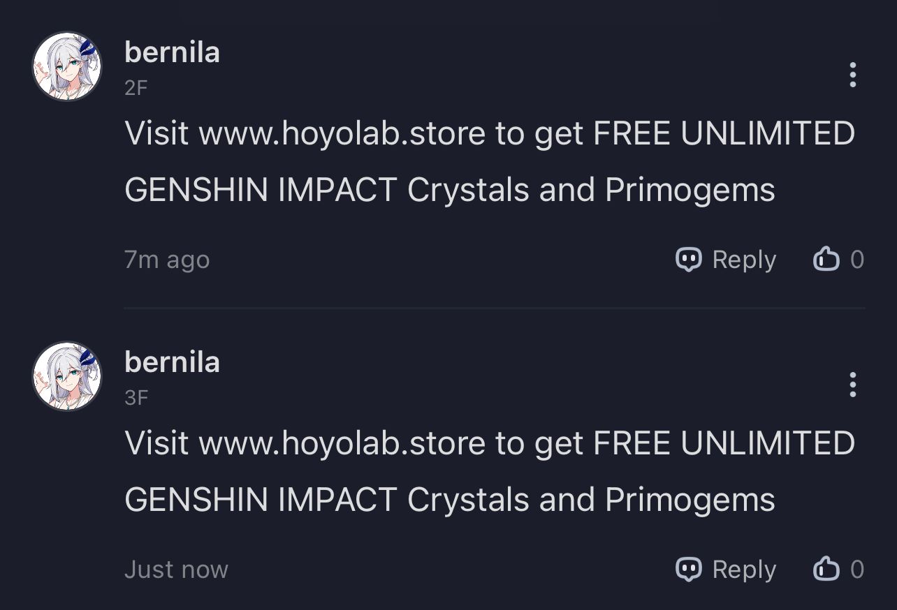 Hoyo Has a Bot Problem Genshin Impact | HoYoLAB