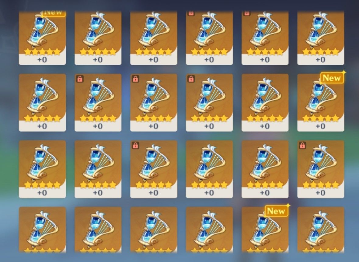 Artifact hoarding and selection Genshin Impact HoYoLAB