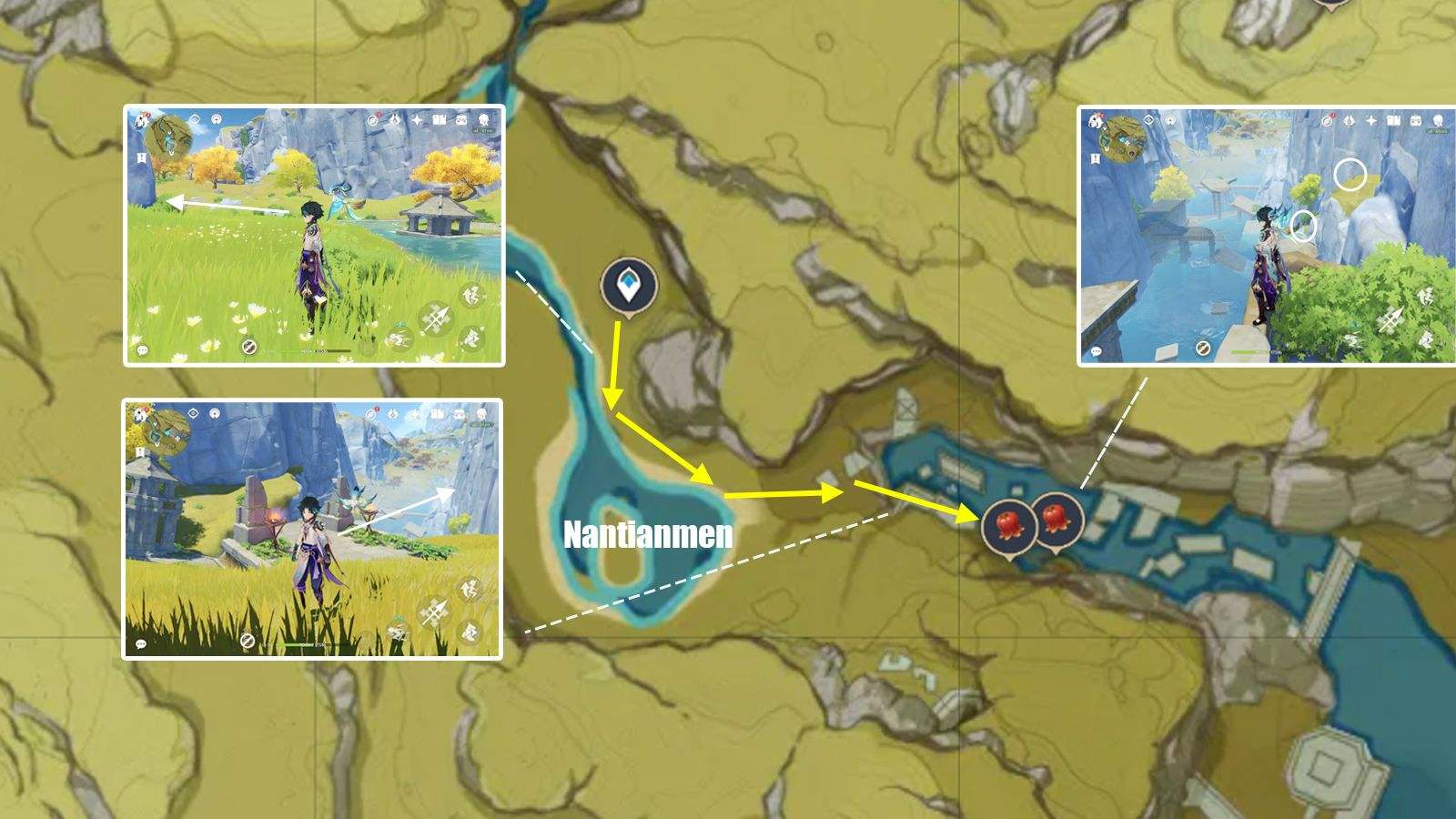 Jueyun Chili Farm Route Genshin Impact HoYoLAB