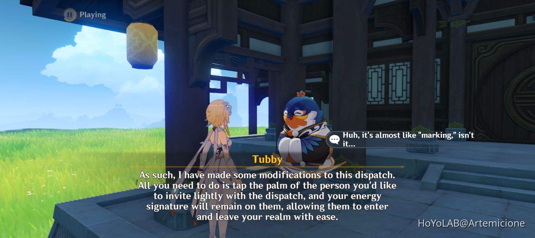 Serenitea Pot Quest Meeting Tubby Genshin Impact HoYoLAB