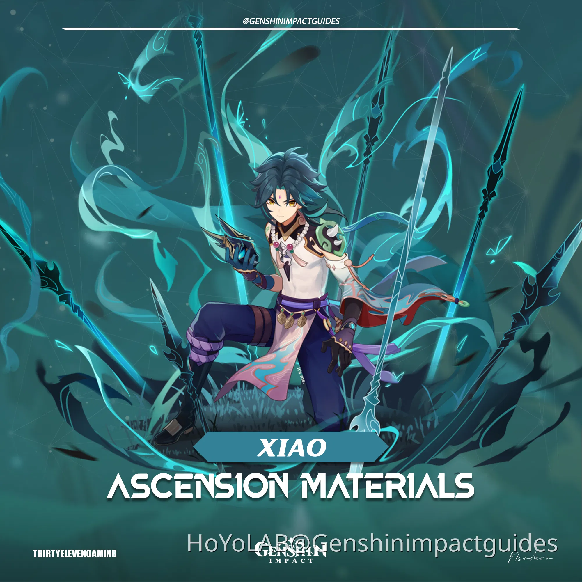 Xiao Ascension and Talent Materials Genshin Impact HoYoLAB