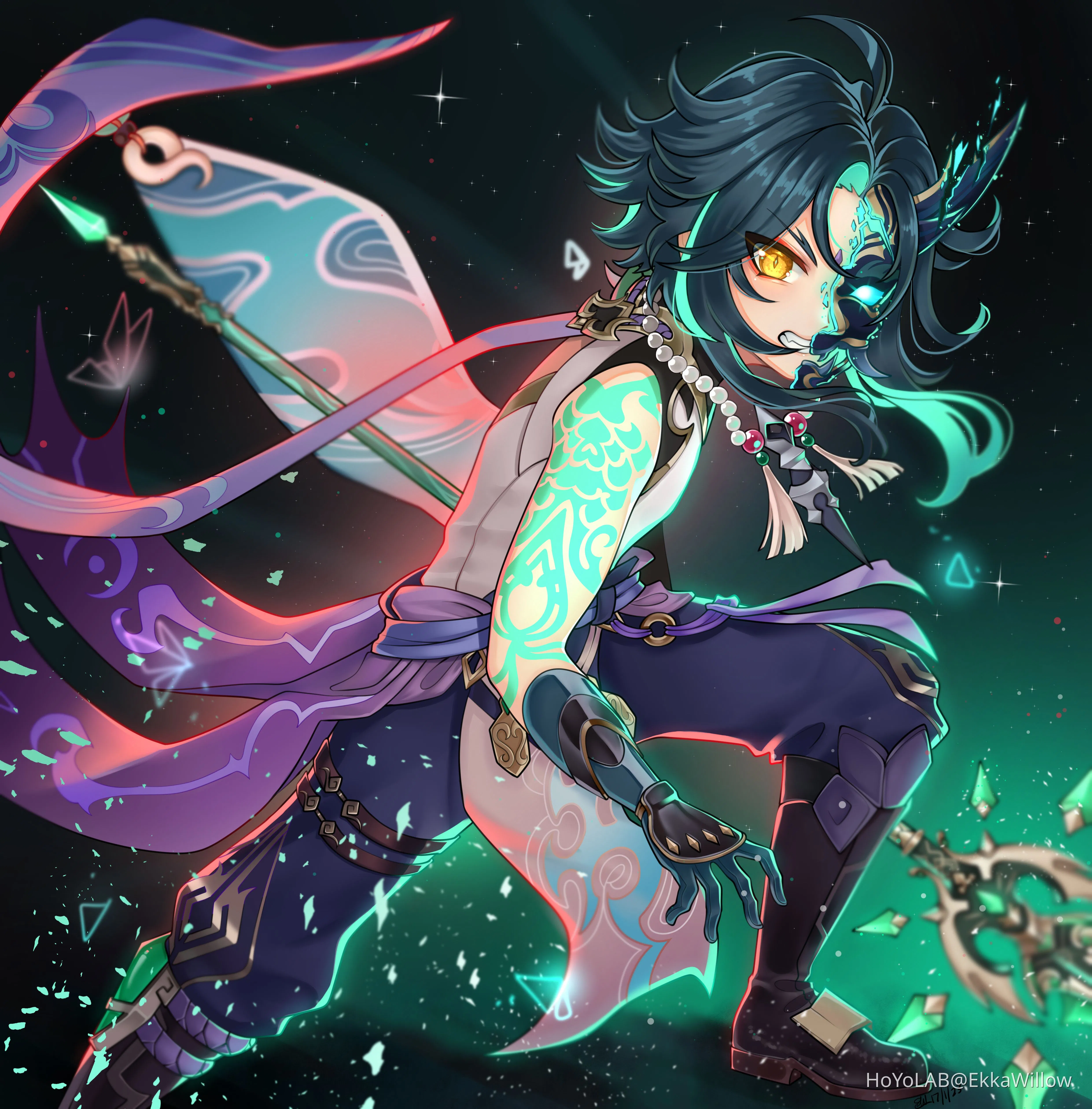 Xiao Fanart Genshin Impact | HoYoLAB