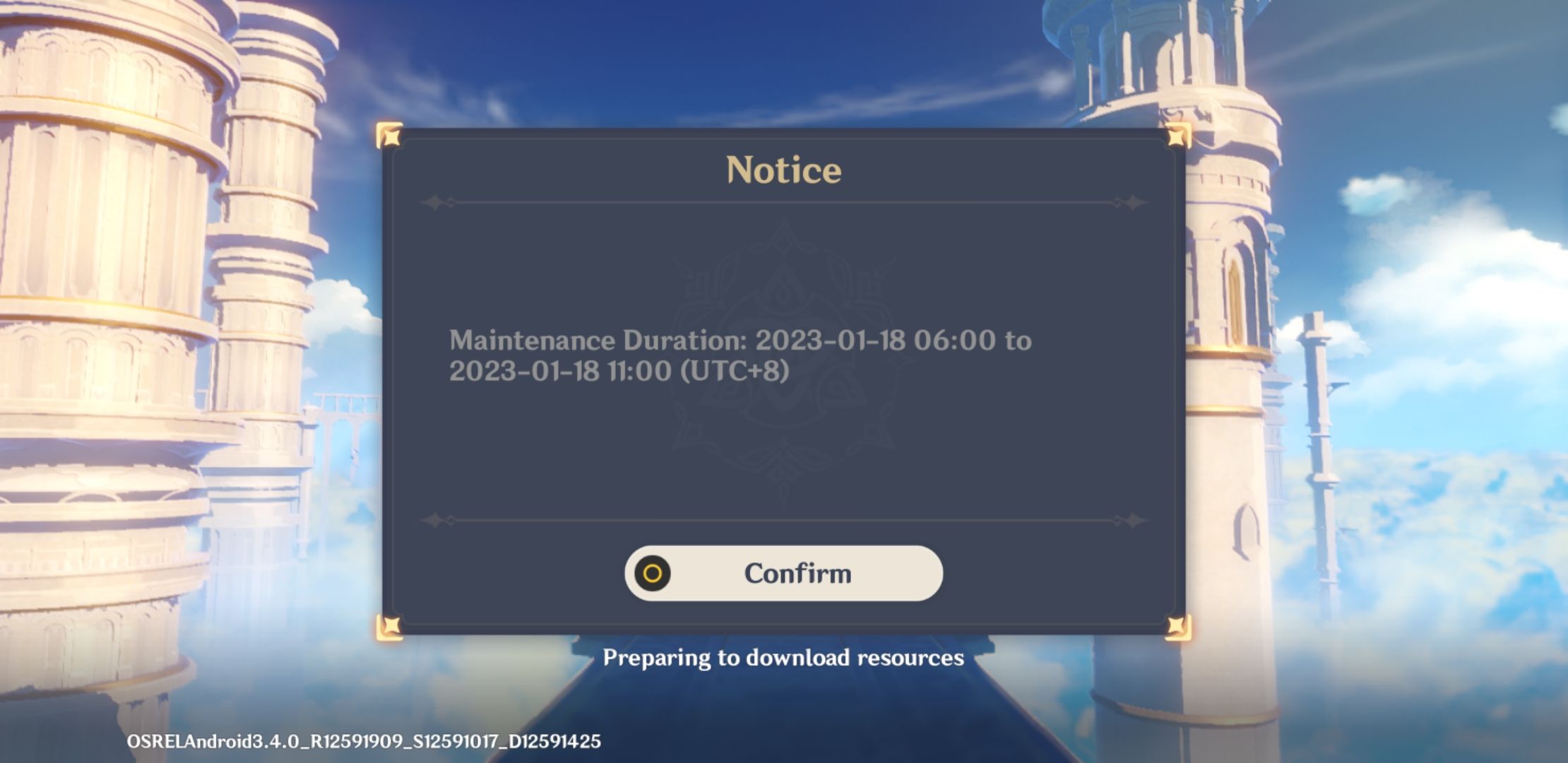 maintenance??? Genshin Impact HoYoLAB