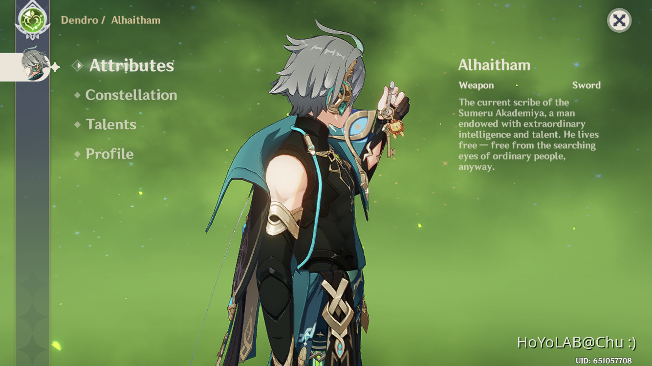 Kaveh has the best keys fr Genshin Impact HoYoLAB