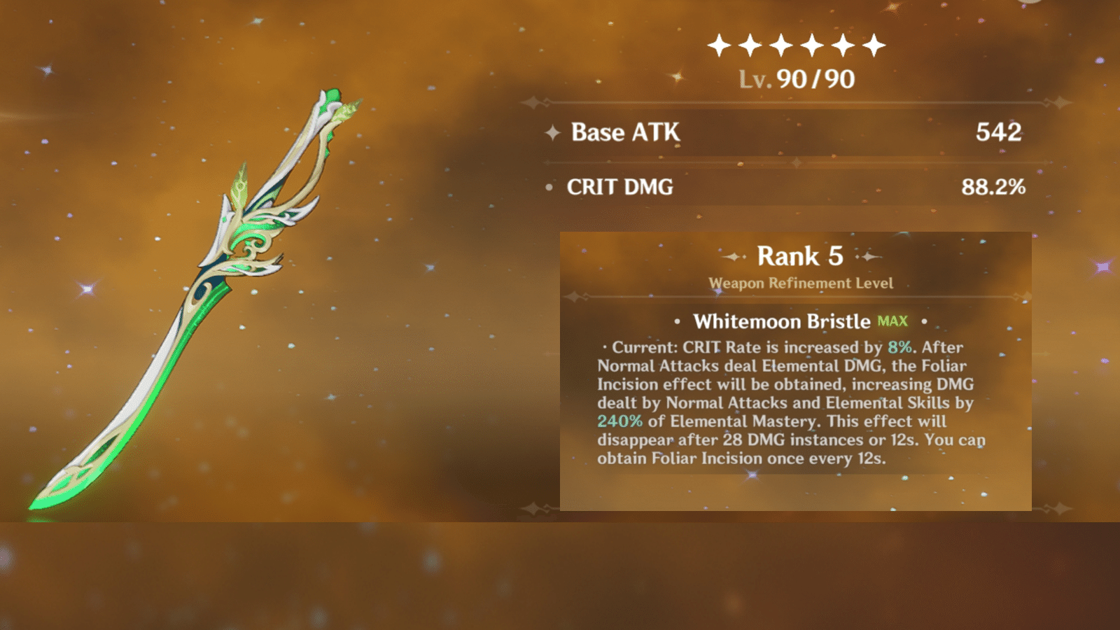 [V3.4 Guide] The New 5-Star Limited One-Handed Sword Light of Foliar - Way Of The Samurai 4 One Handed Styles