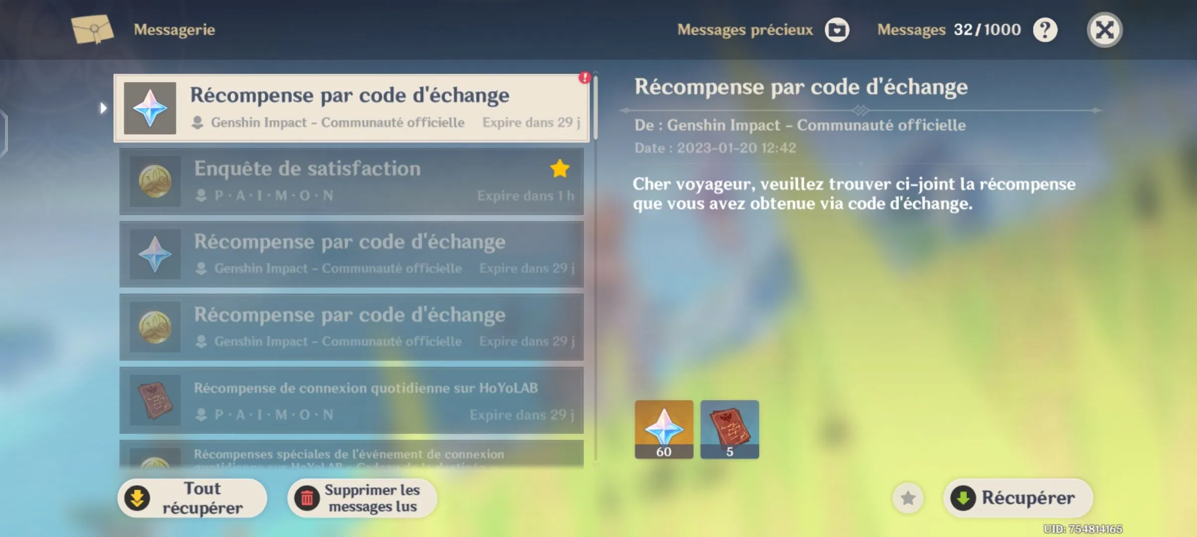 Code d
