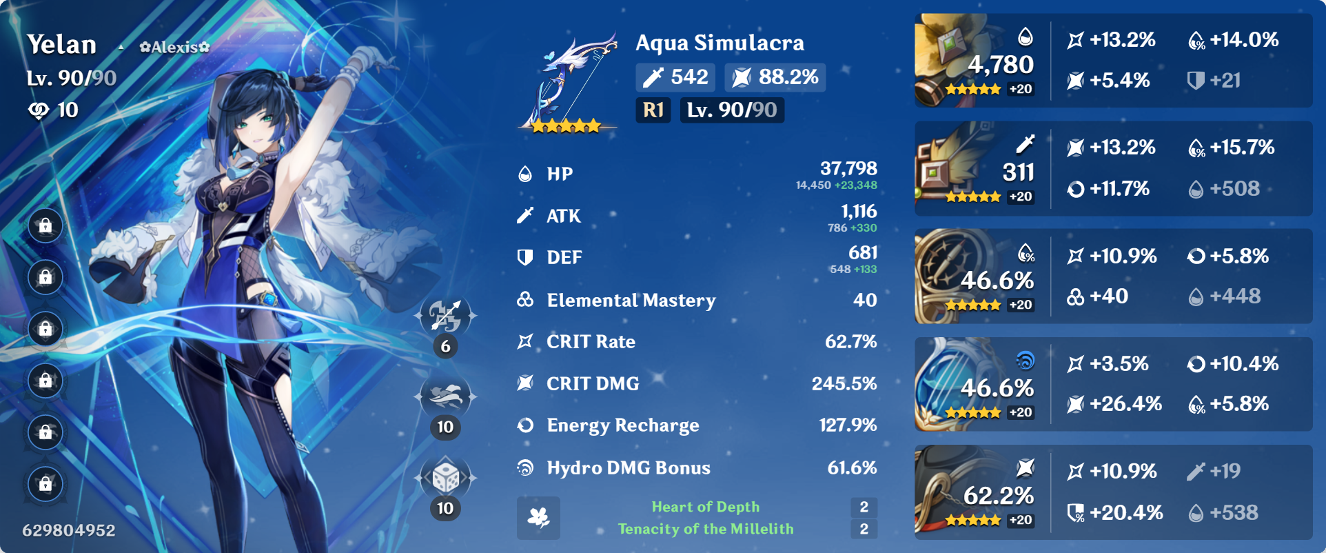 updating builds... again Genshin Impact HoYoLAB