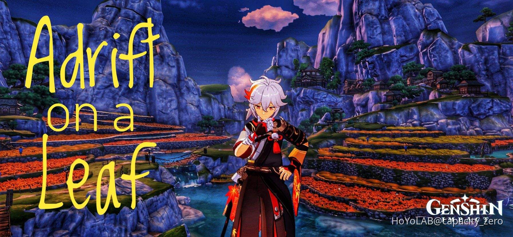 Adrift on a Leaf Kazuha x Reader Genshin Impact HoYoLAB