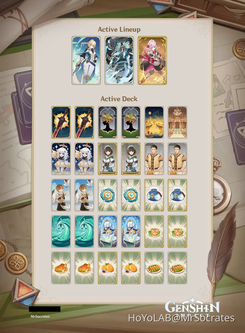 原神 白朮 七星召喚 七聖召喚 等級4 等級1、2 まとめデッキ① 誰でも簡単】初心者おすすめデッキ「仙霊鯨井超電導」解説【原神